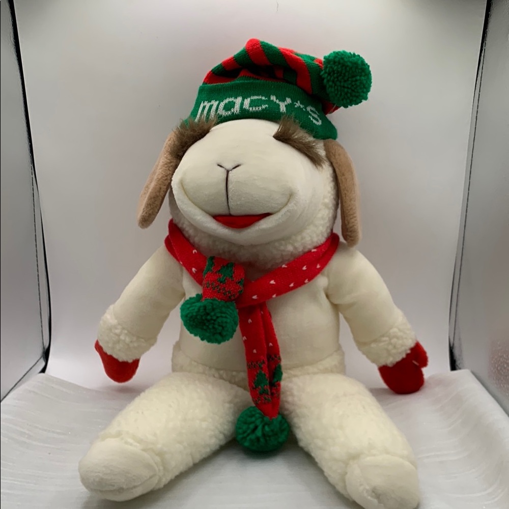 LAMB CHOP VINTAGE 1993 plush Shari Lewis 22” Lamb Chop Christmas